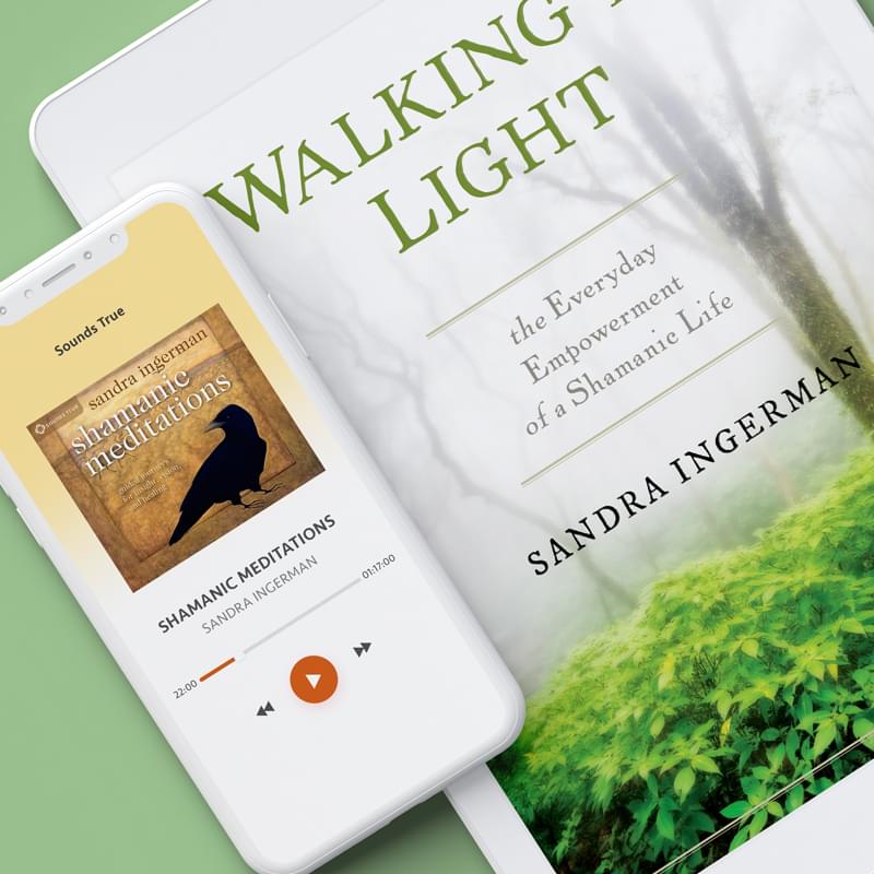 Shamanic Meditations on Iphone and Ebook Walking in the Light by Sandra Ingerman